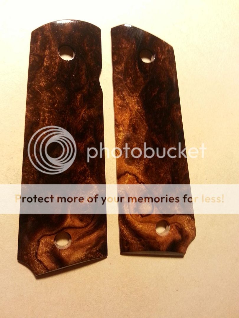 WTS Cavery SLIM Desert Ironwood Burl full size grips! 1911Forum